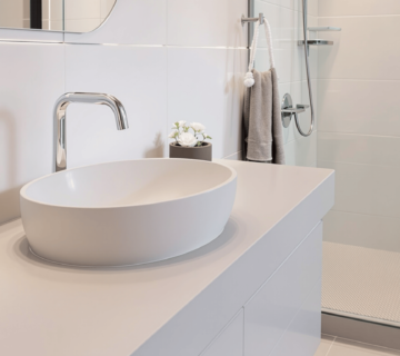 corian banyo ürünleri